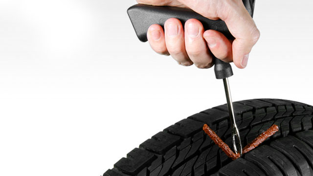 Kit de réparation pneu tubeless 8 pièces - Pneu tubeless route - Réparation  pneu extérieur en cas de crevaison - voiture - vélo