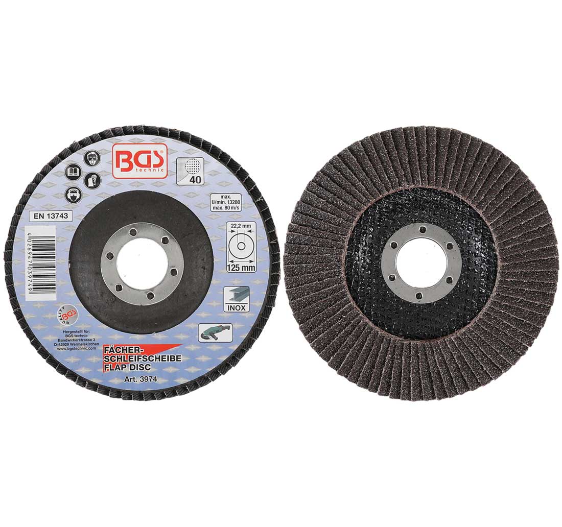 Pack professionnel disques à lamelles inclinées ø125mm P40