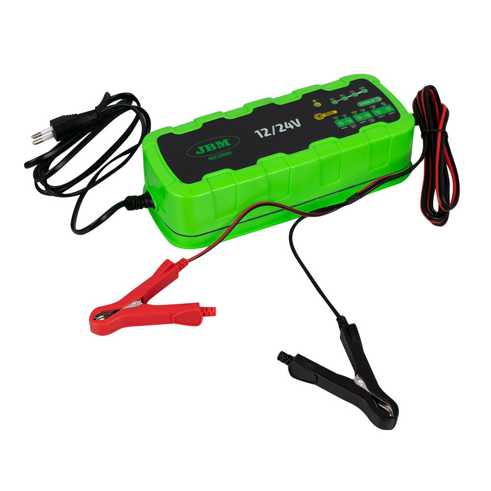LEM1270 Chargeur de batterie 12V électronique et contrôle de l'état de  charge pour batterie 14 - 150Ah (charge) 14 - 225Ah (maintien), tracteur,  véhicules utilitaires, engins TP, voiture, Moto, Tondeuse