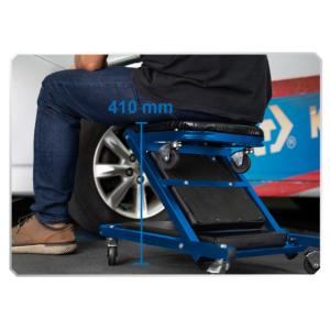 CHARIOT DE VISITE PLIANT CONVERTIBLE / SIEGE TABOURET A ROULETTES