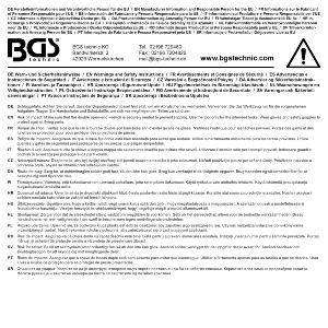 CLES PLATES DOUBLES FOURCHES BGS TECHNIC- ASSORTIMENT DE 6 CLES