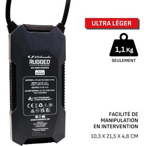 BOOSTER, DEMARREUR BATTERIE LITHIUM 1500A 12V (7L ESSENCE/5L DIESEL)