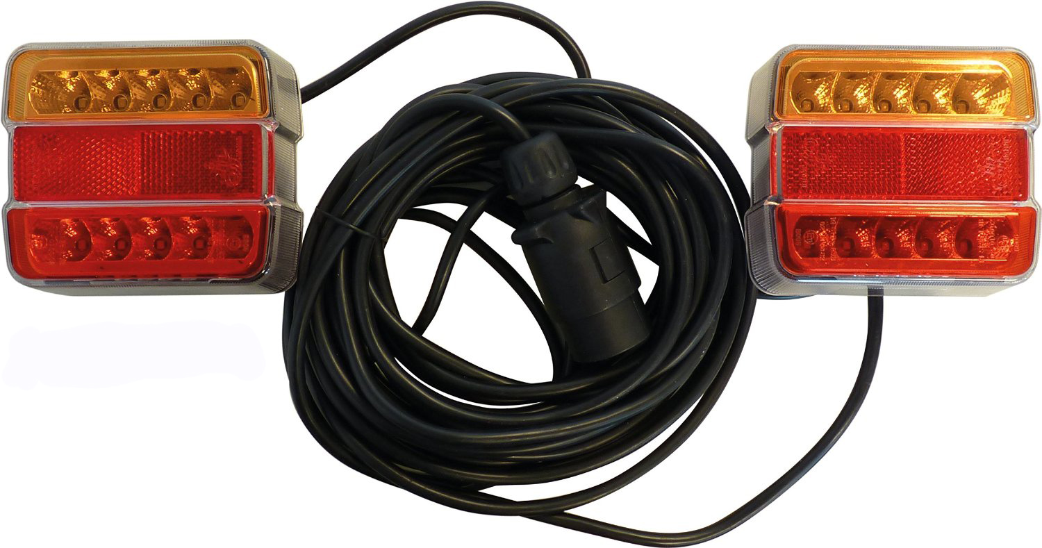 Qiping LED feux remorque sans fil magnétique 12V – rechargeable